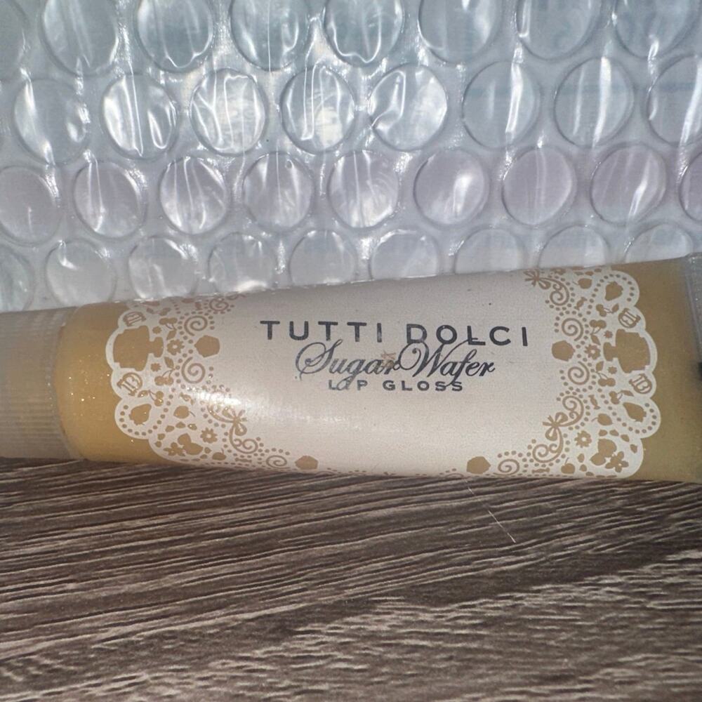 Bath and Body Works Tutti Dolci sugar wafer Lip Gloss HTF‎ vintage rare